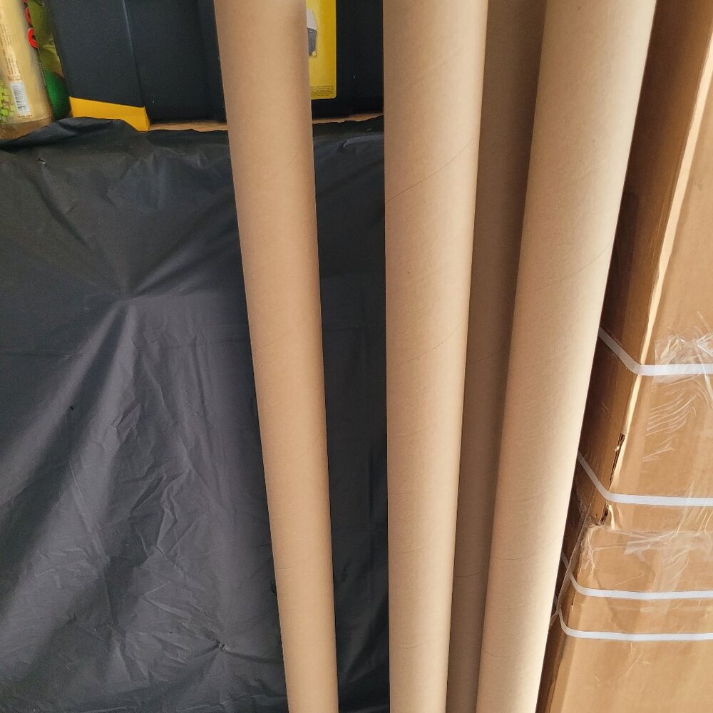 Kraft Tubes with caps size 3 X 48"